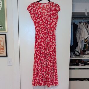 Reformation Scarlet Floral Midi Dress